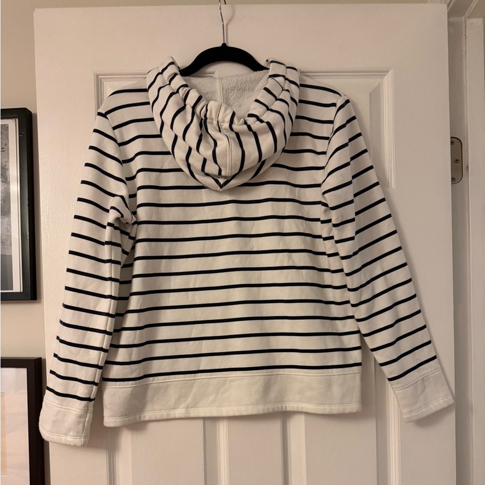 ❌Sold❌ Nautica Women's Striped Hoodie in White & Navy - Picture 8 of 8